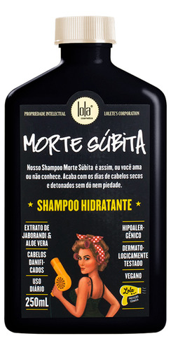 Shampoo Hidratante Morte Súbita X250 Ml Lola