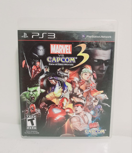 Marvel Vs Capcom 3 Em Mídia Física Ps3