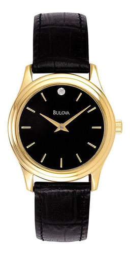 Reloj Bulova  97y01 Original 30mm Para Dama Diamante