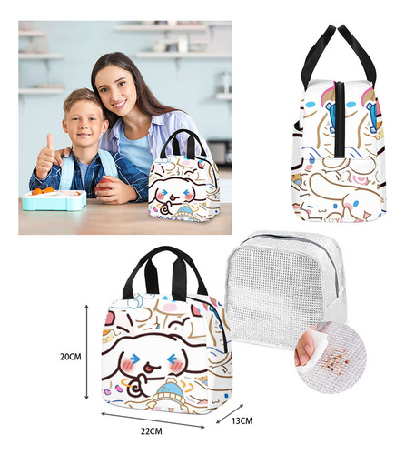 Mochila Cinnamoroll Kawaii Para Estudiantes, Lonchera, Estuc