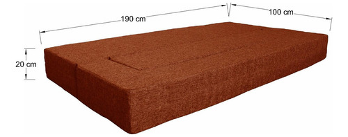 Sofa Cama Doble Invididual Nuuk Sillon Plegable Con Brazos