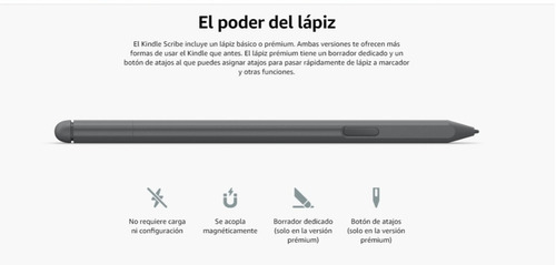 Imagen 3 de 5 de Ebook Reader Kindle Scribe Amazon 16 Gb