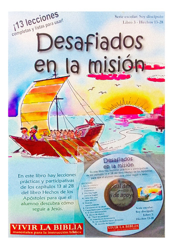 Material De Escuela Bíblica Desafiados En La Misión + Cd