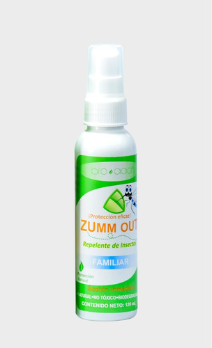 Spray Repelente Zumm Out 120ml.