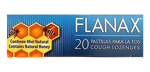 Flanax De Pastillas Para La Tos De Alivio De 20 Unidades