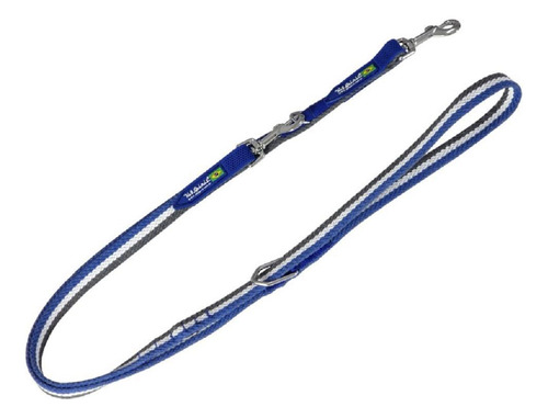 Guia Multifuncional Cães K-9 Spirit Carabineer Lx Azul G