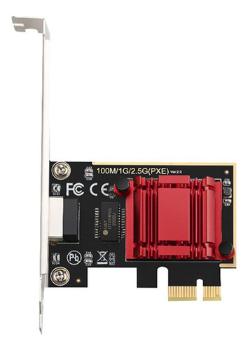 Tarjeta Pcie Para Juegos Tarjeta De Red Gigabit De 2500 Mbps