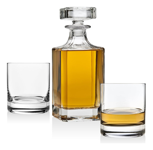 Juego De Decantador De Whisky Lefonte Para Licor, Bourbon Es