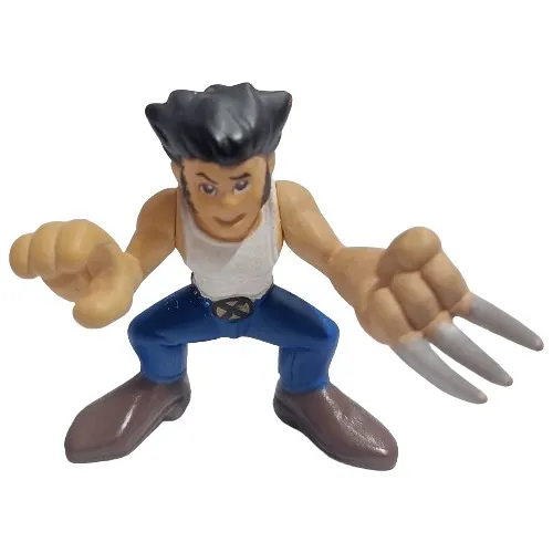comprar Wolverine Logan White - Marvel Super Hero Squad - Hasbro 