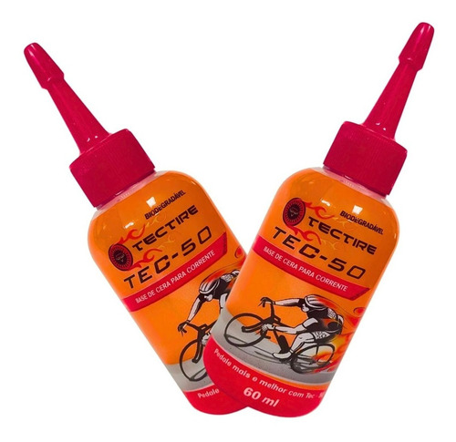 Óleo Lubrificante Bike Tec 50 Bio Cera 60 Ml 2 Unidades