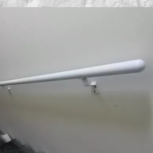 Corrimao De Parede . Aluminio Kit 1 Metro Linear. Branco (Usado)