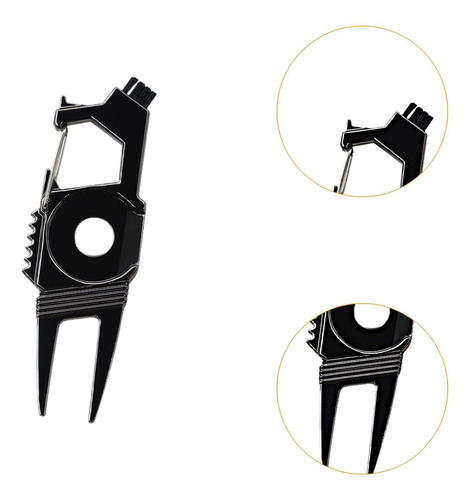 Golf Divot Repay Fork Para Abridor De Garrafas De Golfe