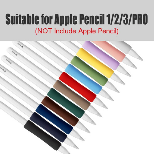 Funda Anti Deslizante Soporte Grip Para Apple Pencil Silicon