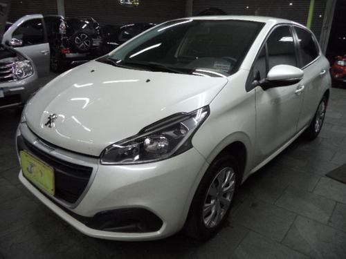 Peugeot 208 Active 1.2 12v Flex Mec Completo Dvd 2018 Branco