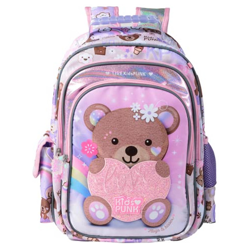 Mochila Para Niña 16 Inch Mochila De Oso Lindo Para Svg2d