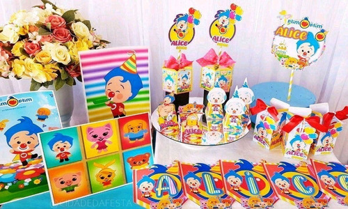 Kit Personalizado 51 Itens - Palhaço Plim Plim Ii