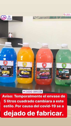 Galon Cera Express Triple 5 Litros Envío Gratis Carwash