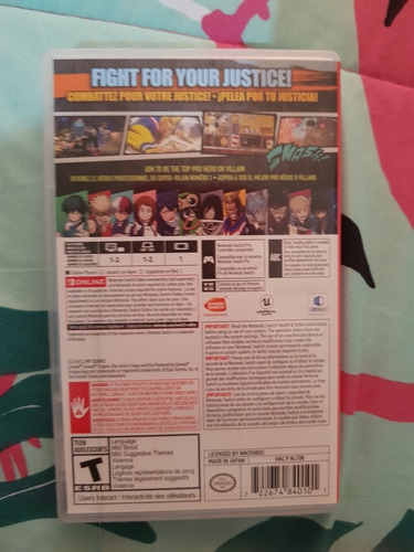 My Hero One's Justice (Usado)