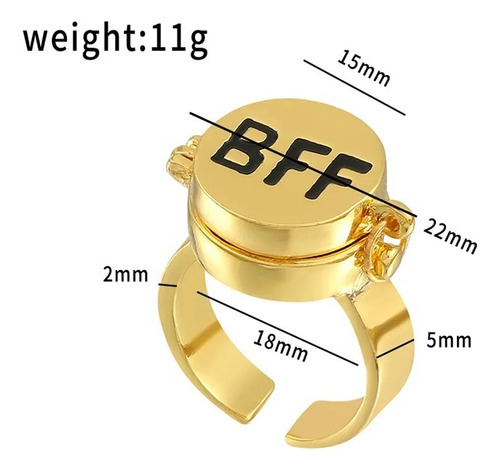 Par De Collares Duo Bff Pareja Amistad Deportivos Teams Par Anillos Bff Ajustable