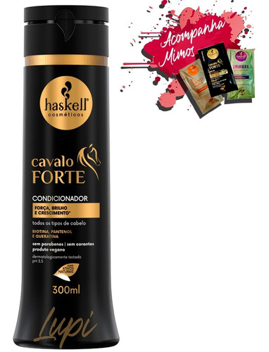 Haskell Cavalo Forte Condicionador 300ml Crescimento Brilho