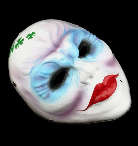 Máscara De Resina Clover Payday 2 Fox Mask Game Party