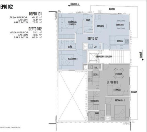Imagen 4 de 8 de Departamento En Venta En Roma Sur