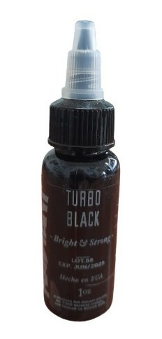 Radiant Ink 1 Oz Turbo Black Negro Tattoo & Tatuaje