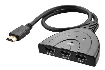 Imagen 7 de 7 de Switch Hdmi 3x1 Multiplicador De Puertos Hdmi