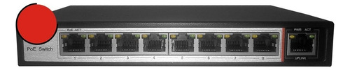 Switch Poe 8 + 1 Puertos 1 Gbps Especial Para Camaras Ip