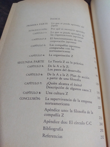 Teoría Z. William Ouchi. Biblioteca De La Empresa. Olivos (Usado)