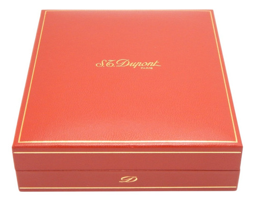 Encendedor S.t. Dupont Plaque De Lujo Plateado. (Usado)