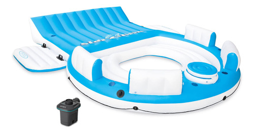 Intex Splash N Chill Island 4 Personas Flotador Inflable Con