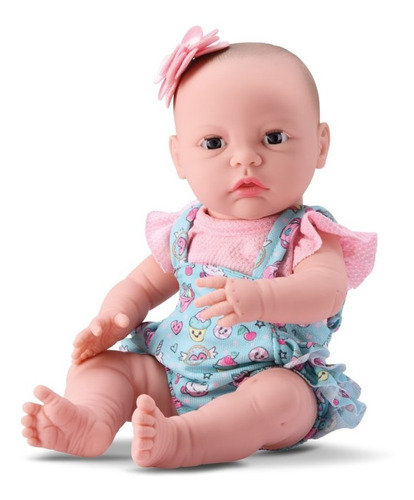 Boneca Bebê New Born Primeiros Cuidados E Faz Xixi Divertoys