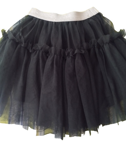 Tutu Falda Negro Niña Talla 3eg