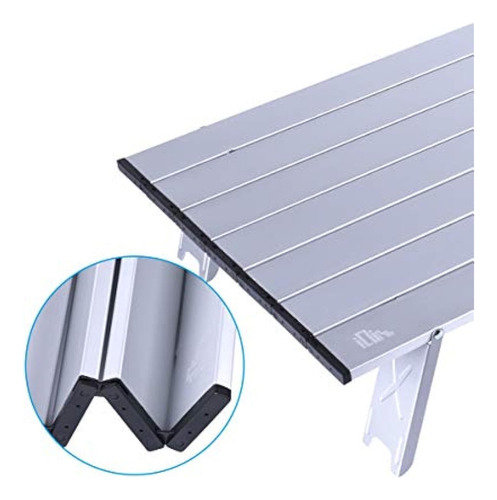 Mesa Plegable Compacta Ultraligera Para Camping Y Picnic