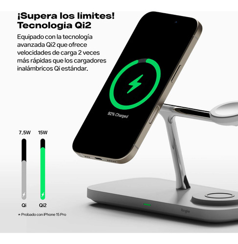Stand Cargador Inalambrico Ringke Qi2 Compatible Magsafe