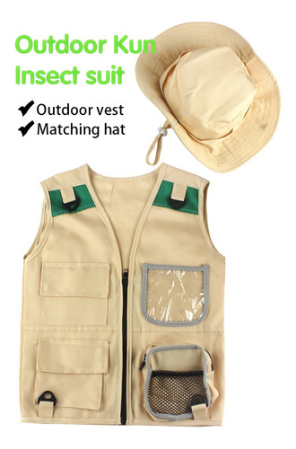 Toy Outdoor Adventure Chaleco Para Niños Sombreros Y Ves 990