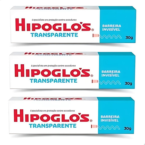 Pomada Transparente Hipoglós Kit 3 Prevenção Total Bebê