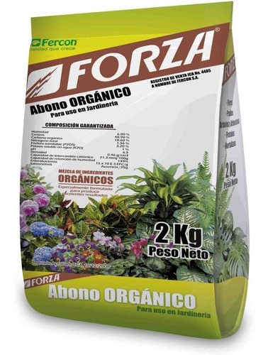 Forza Alimento Organico X 2 Kl Fercon