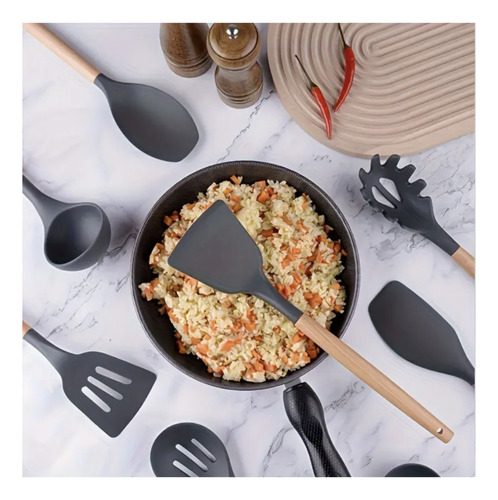 Utensilios De Cocina De Silicona Set De 12 Piezas