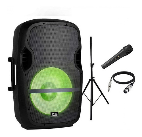 Parlante Pro Bass Elevate LP con Bluetooth Negro 110V/220V