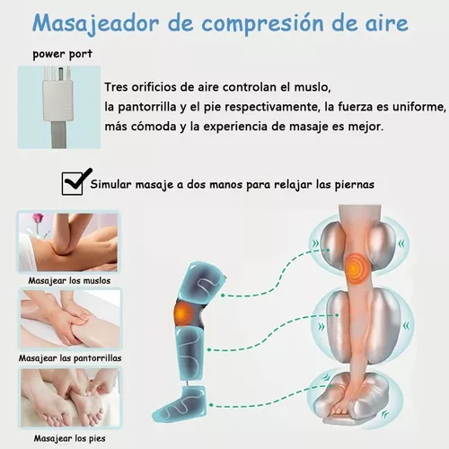 Presoterapia Masajeador Piernas Botas Compresion Aire