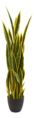 Nearly Natural Plantas Artificiales De Seda Sansevieria De .