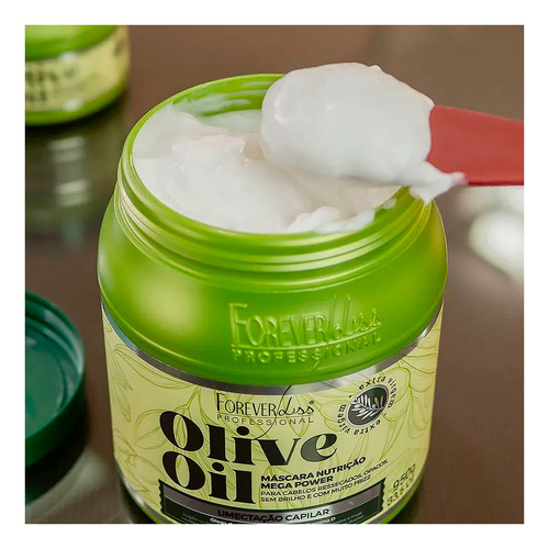 Kit Umectação Olive Shampoo 300ml +máscara 950g Forever Liss