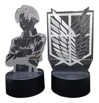 Comprar Lamparas 3d Luces Led Diseño De Snk En Acrílico 