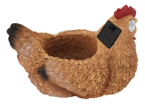 Solar De Resina Con Forma De Maceta De Gallina, Suculenta, C