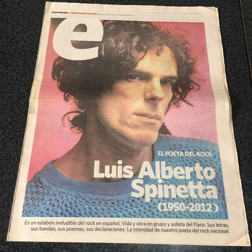 Spinetta  Especial Clarin Espectaculos  9 Feb 2012 Exc Est