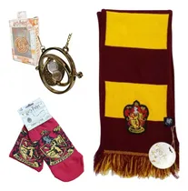 Comprar Bufanda Mas Soque Mas Giratiempo Combo Harry Potter Oficial Combo Bufanda Mas Llave Mas Soque Gryffindor