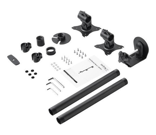 Base Soporte Vertical Vesa 2 Monitores Ajustable Hasta 27