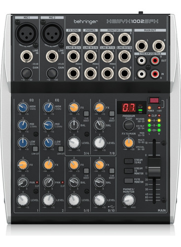 Mezclador Mixer Behringer 1002sfx + Envío Express